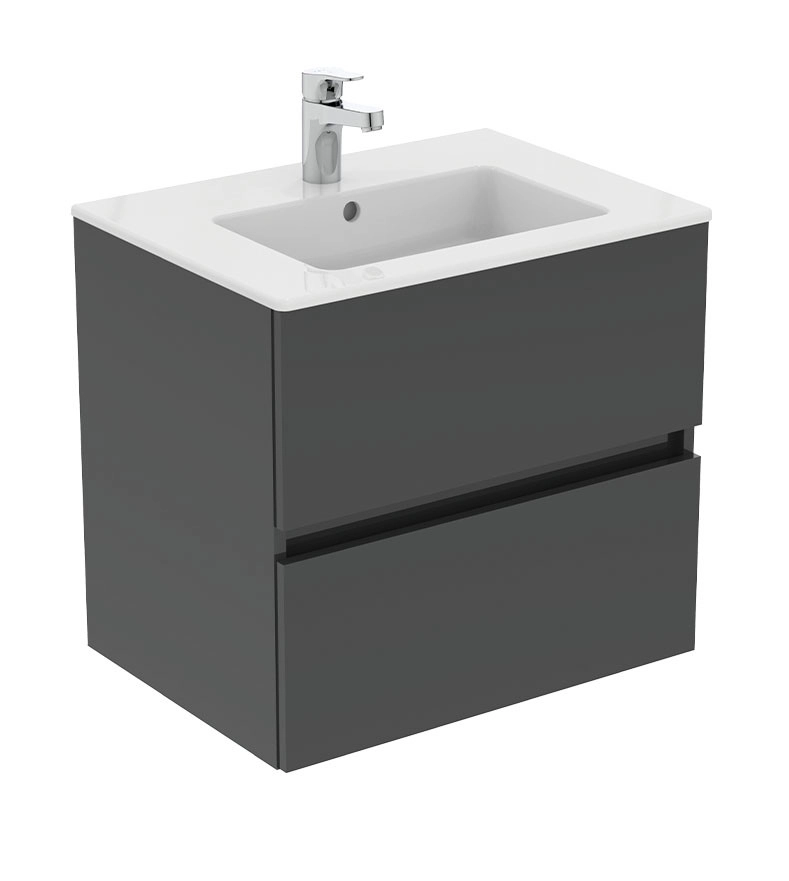 Шкаф за баня Eurovit+ 60см. сив IDEAL STANDARD